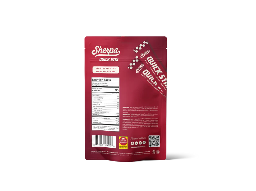 Sherpa Wildberry Medley Quick Stix