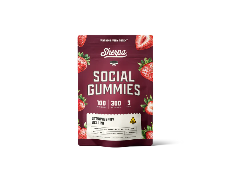 100mg Strawberry Bellini Gummies